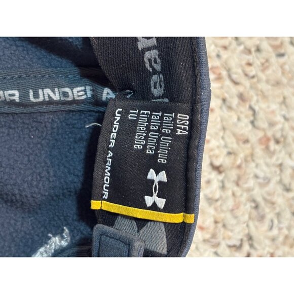 Under Armour Mens HeatGear Adjustable Cap Blue Grey With Embroidered Logo - Picture 9 of 9